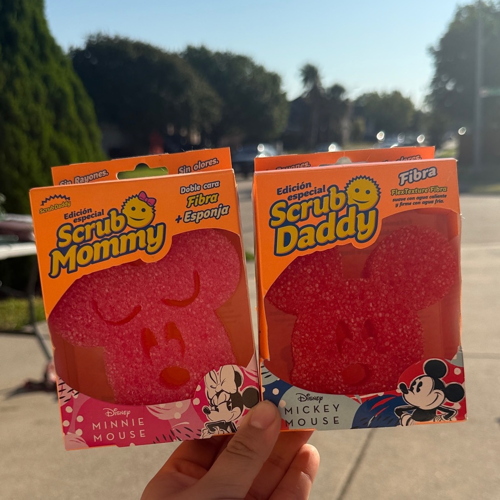 Disney Scrub Mommy Minnie Mouse & Scrub Daddy Mickey Mouse